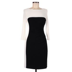 NWT Lauren Ralph Lauren Petite Women's Little Black & White Dress 6P